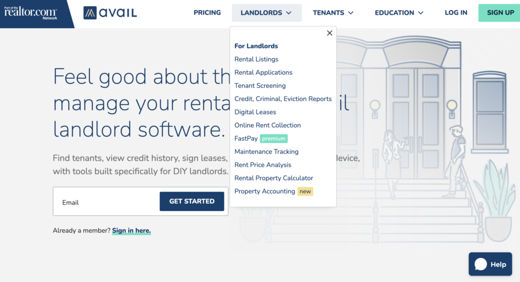 feature for landlords on Avail