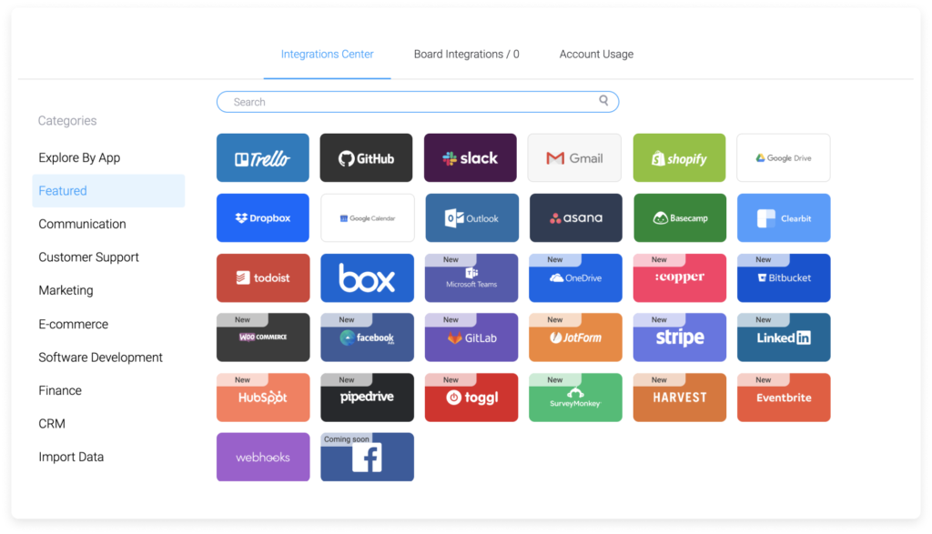 Monday crm software integrations