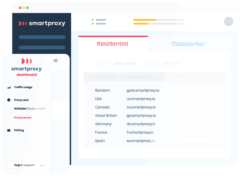 Smartproxy set-up