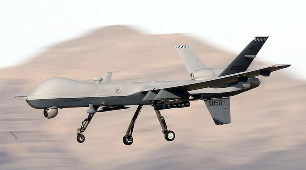 future drone military reaper landing