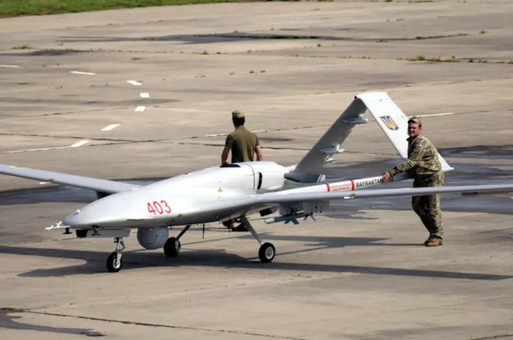 Bayraktar TB2 Drone on the tarmac